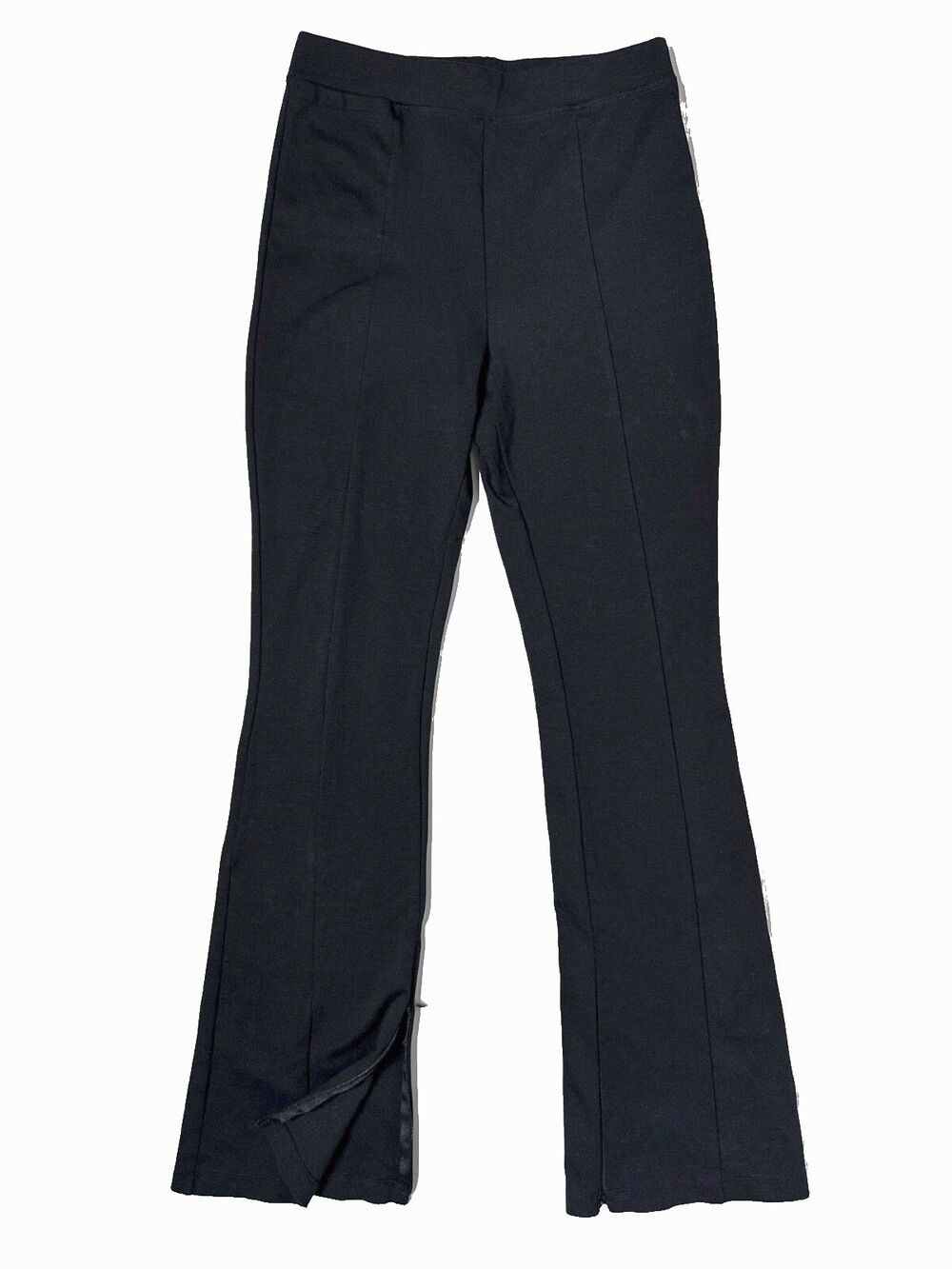 American Giant Ponte Kick Flare Pant Leggings Black Stretch Women's Size 4 (A1)